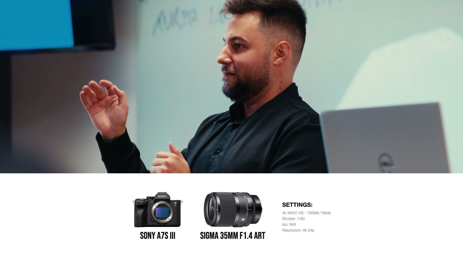 Frame and camera settings from School LAR